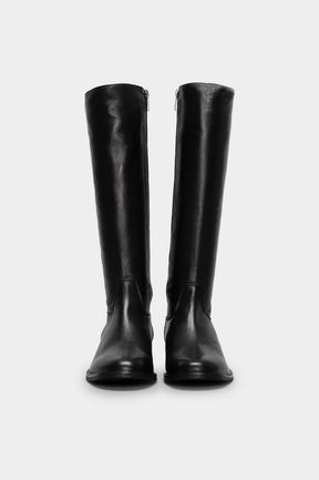Stretch High Boot Lunaree | Black Nappa Leather