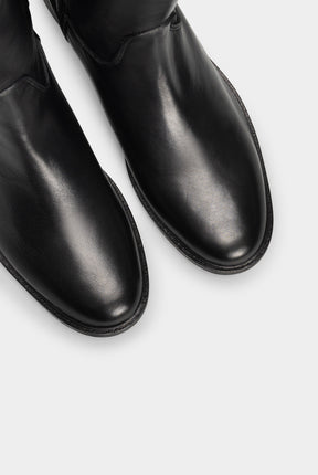 Stretch High Boot Lunaree | Black Nappa Leather