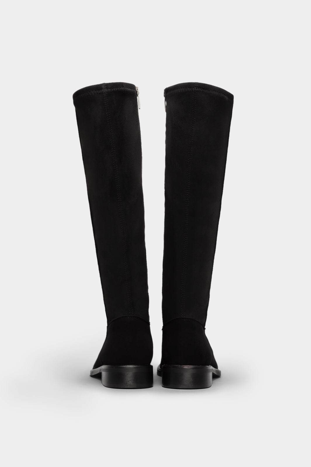 Stretch High Boot Lunaree | Black Calf Suede