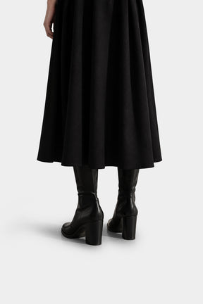 Signature High Boot Viona 8cm | Black Calf Leather