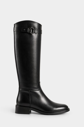 High Boot Giulia | Black Leather