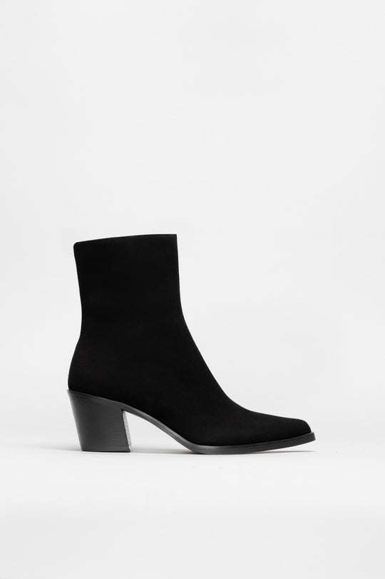 Ankle Boot Chiara | Elegant Black Suede