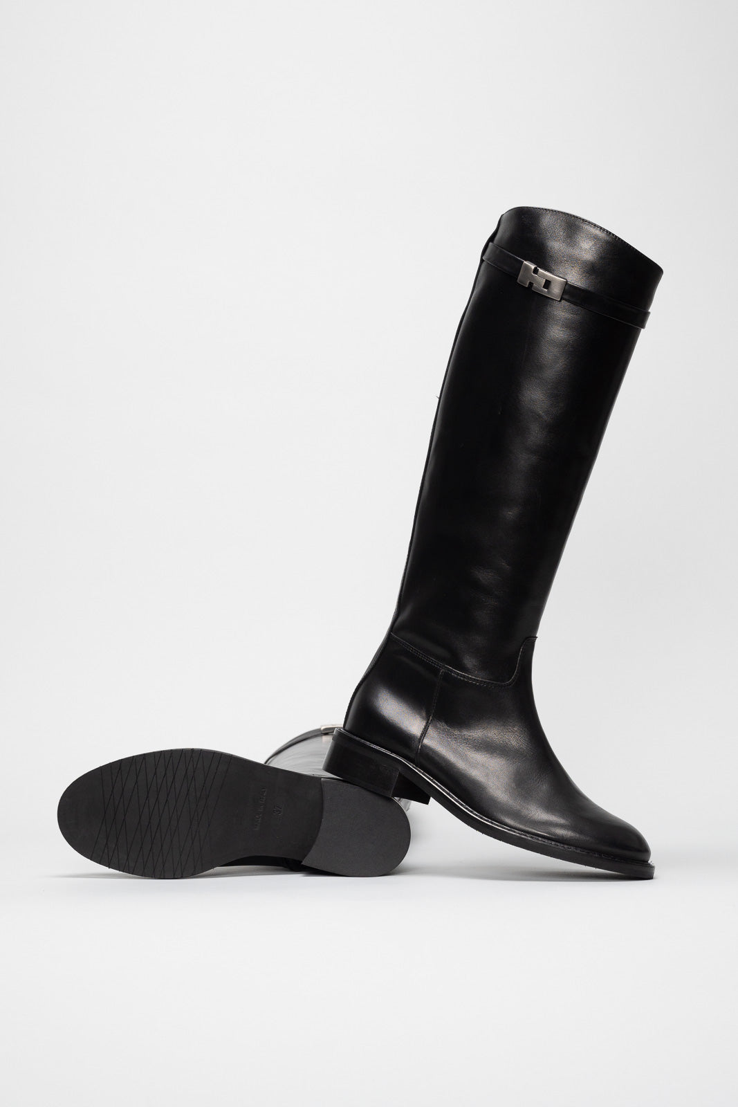 Riding Boot Giana | Black Calf Leather