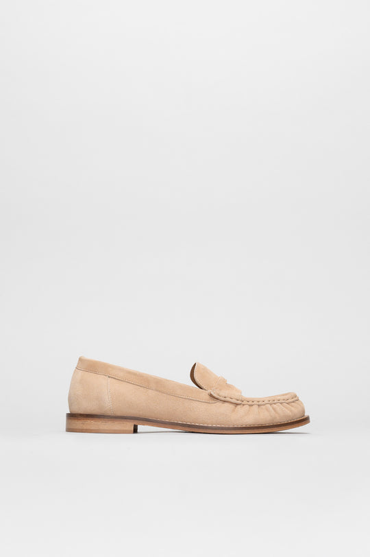 Penny Loafer Serafina | Oat Beige Soft Suede