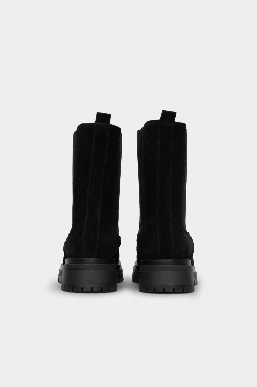 Shearling Boot Rigel | Off-Black Suede