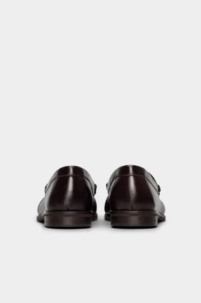 Ruched Loafer Gigi | Bordeaux Nappa Leather