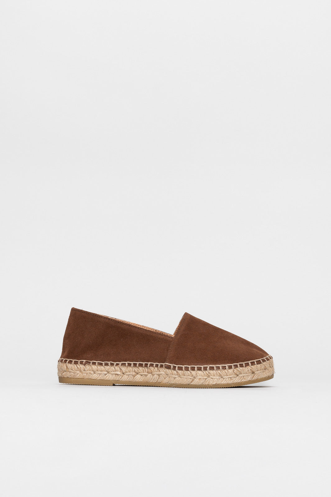 Flat Espadrille Monaco | Rustic Brown Suede
