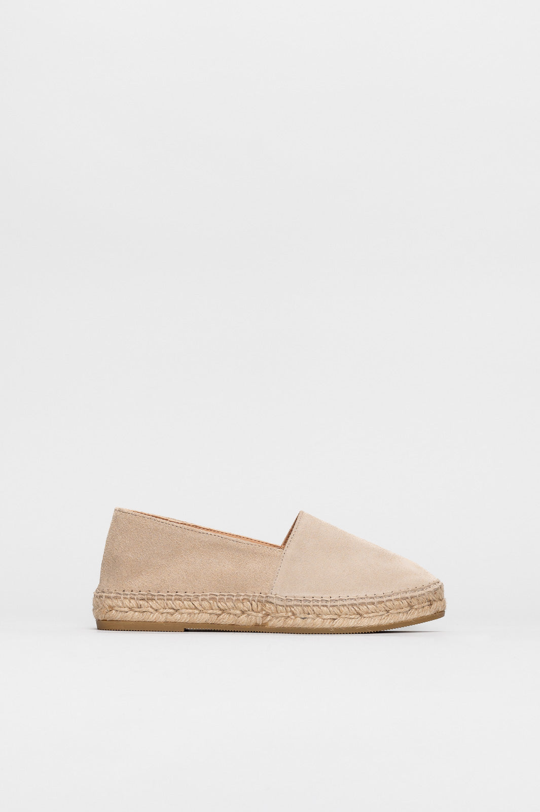 Flat Espadrille Monaco | Sand Beige Suede