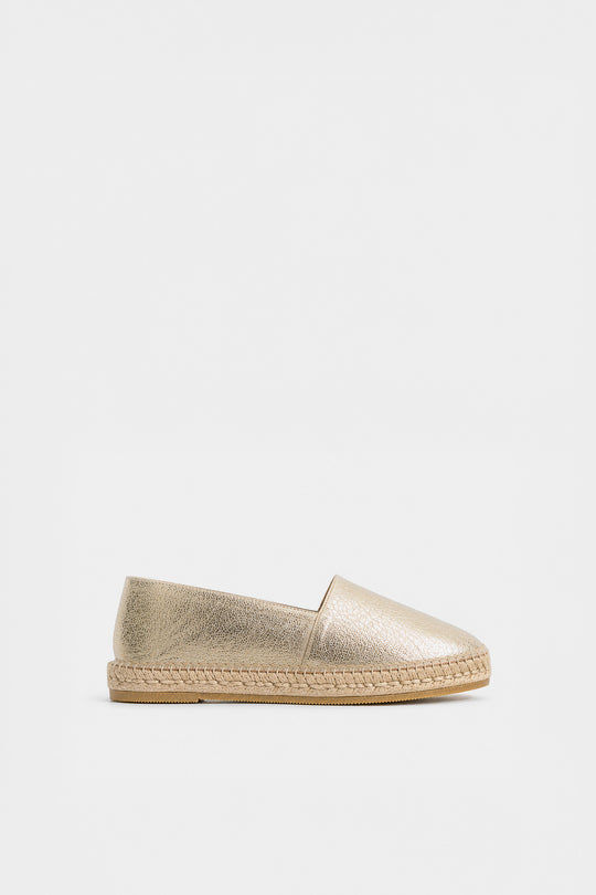 Espadrille Monaco | Platino Nappa Leather