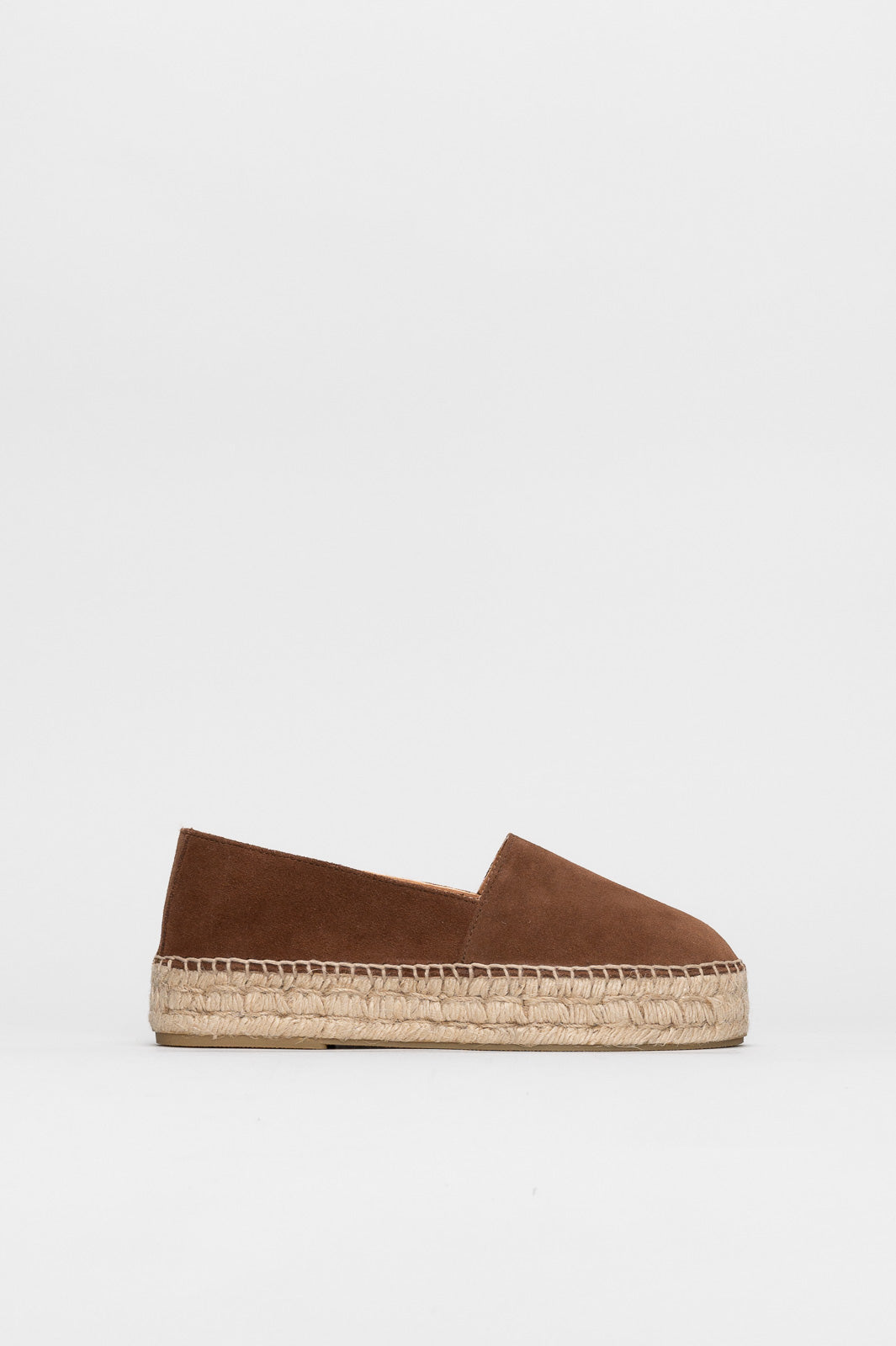 Platform Espadrille Florence | Rustic Brown Suede