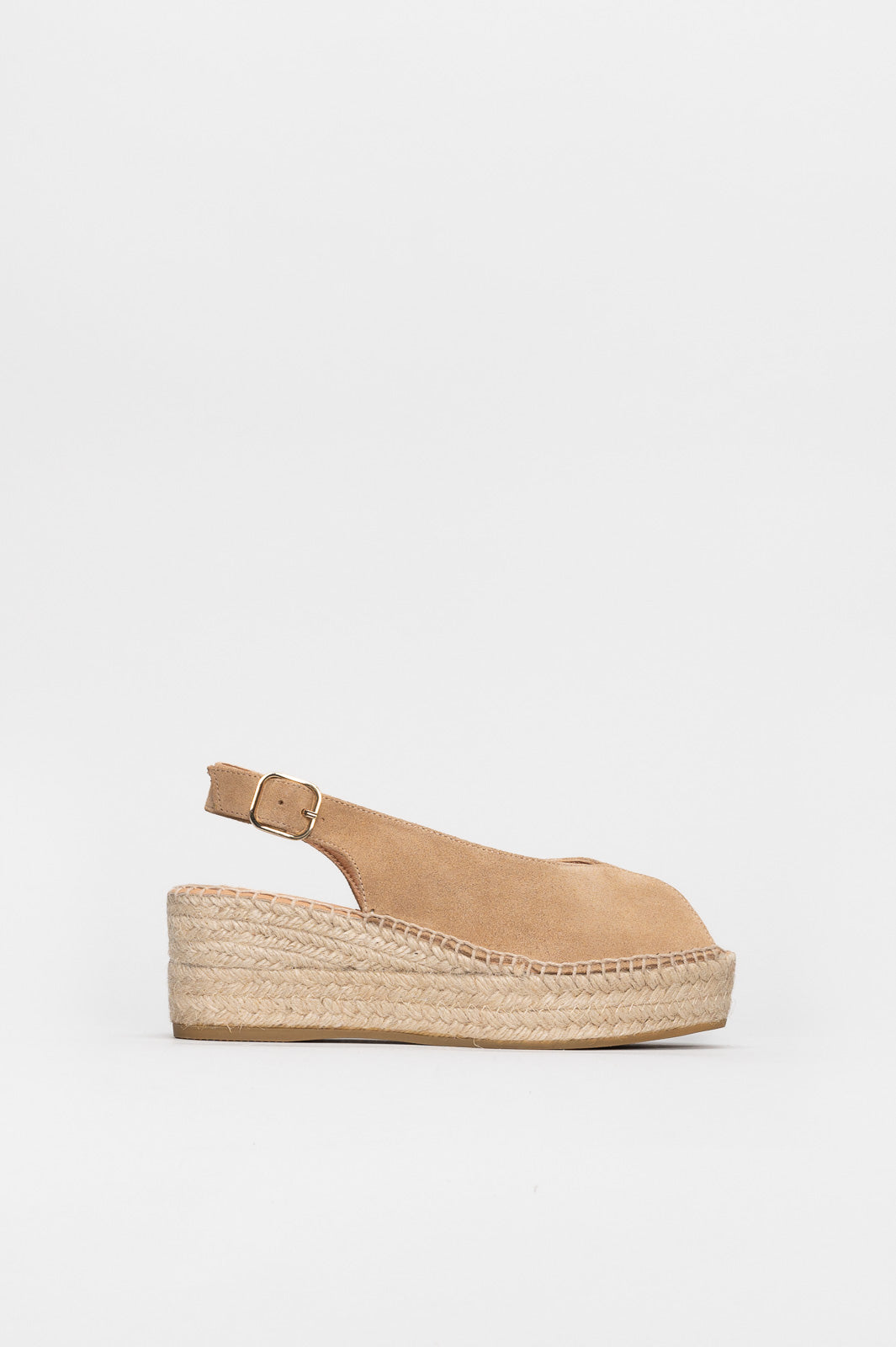 Slingback Espadrille Ravella | Sand Beige Suede