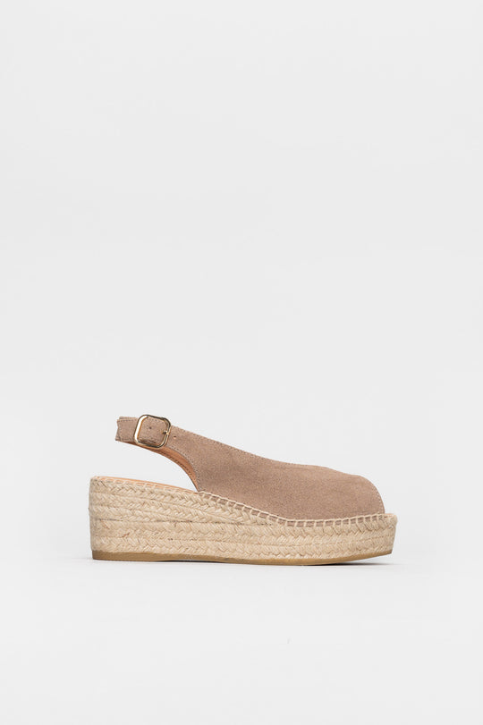 Slingback Espadrille Ravella | Clay Taupe Suede