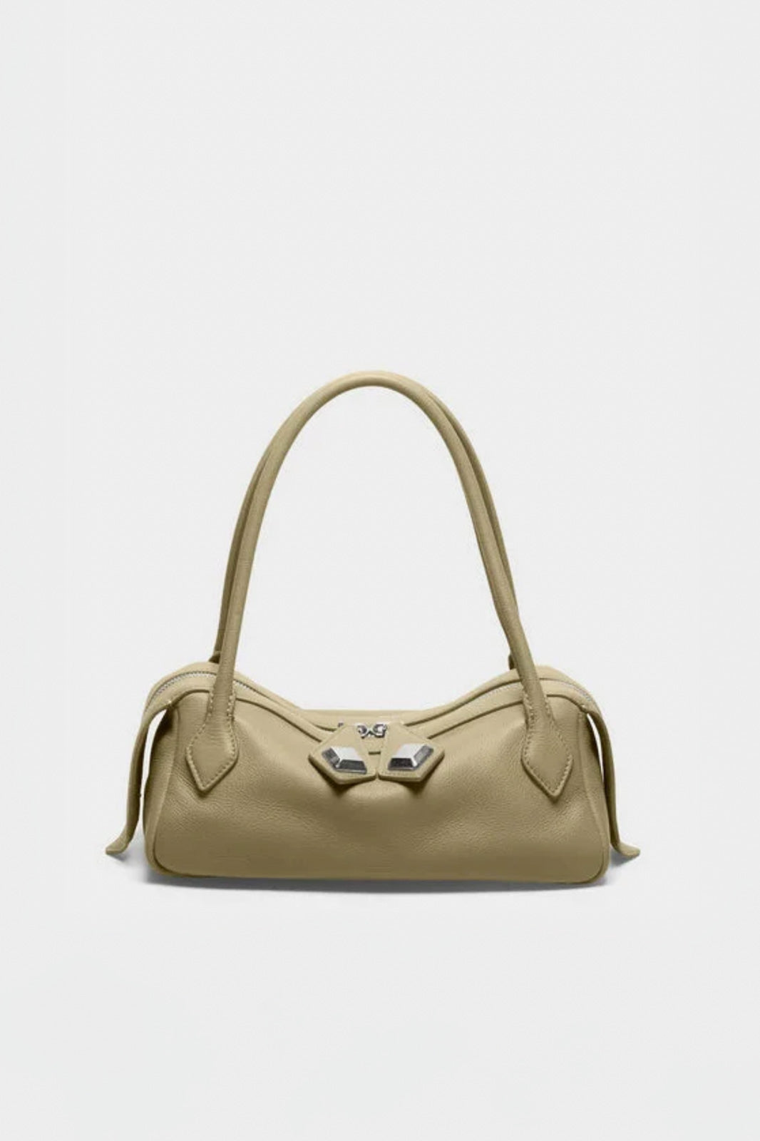 Bag Anna | Mauve Green Calf Leather