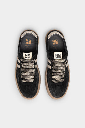 Low-Top Sneaker Kazan | Rustic Black Vintage Suede