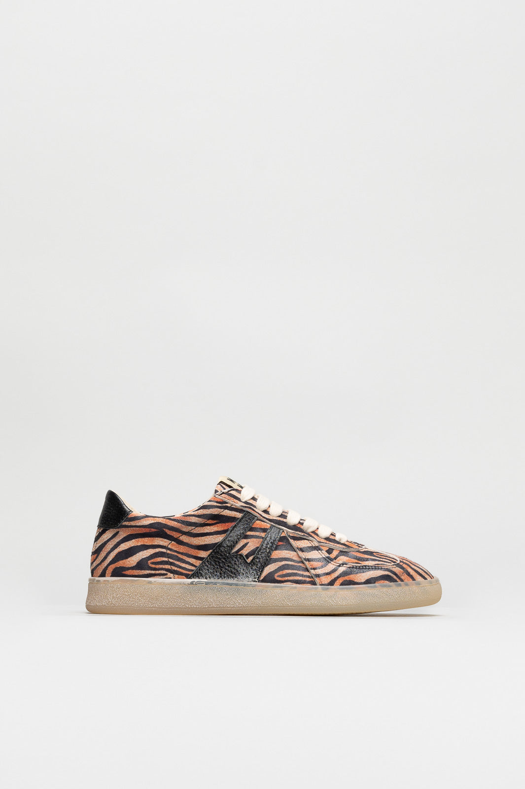 Sneaker Vulcano | Tiger Patterned Vintage Suede