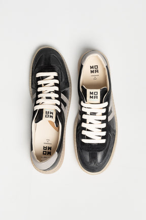 Men's Sneaker Vulcano | Dusty Black Calf Leather