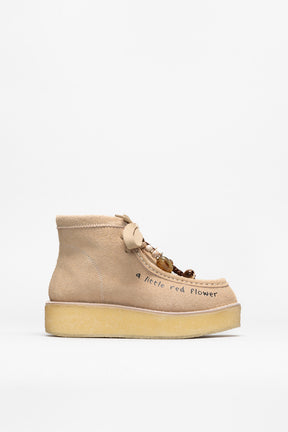 Folk-Boot Ikki | Oat Beige Vintage Suede
