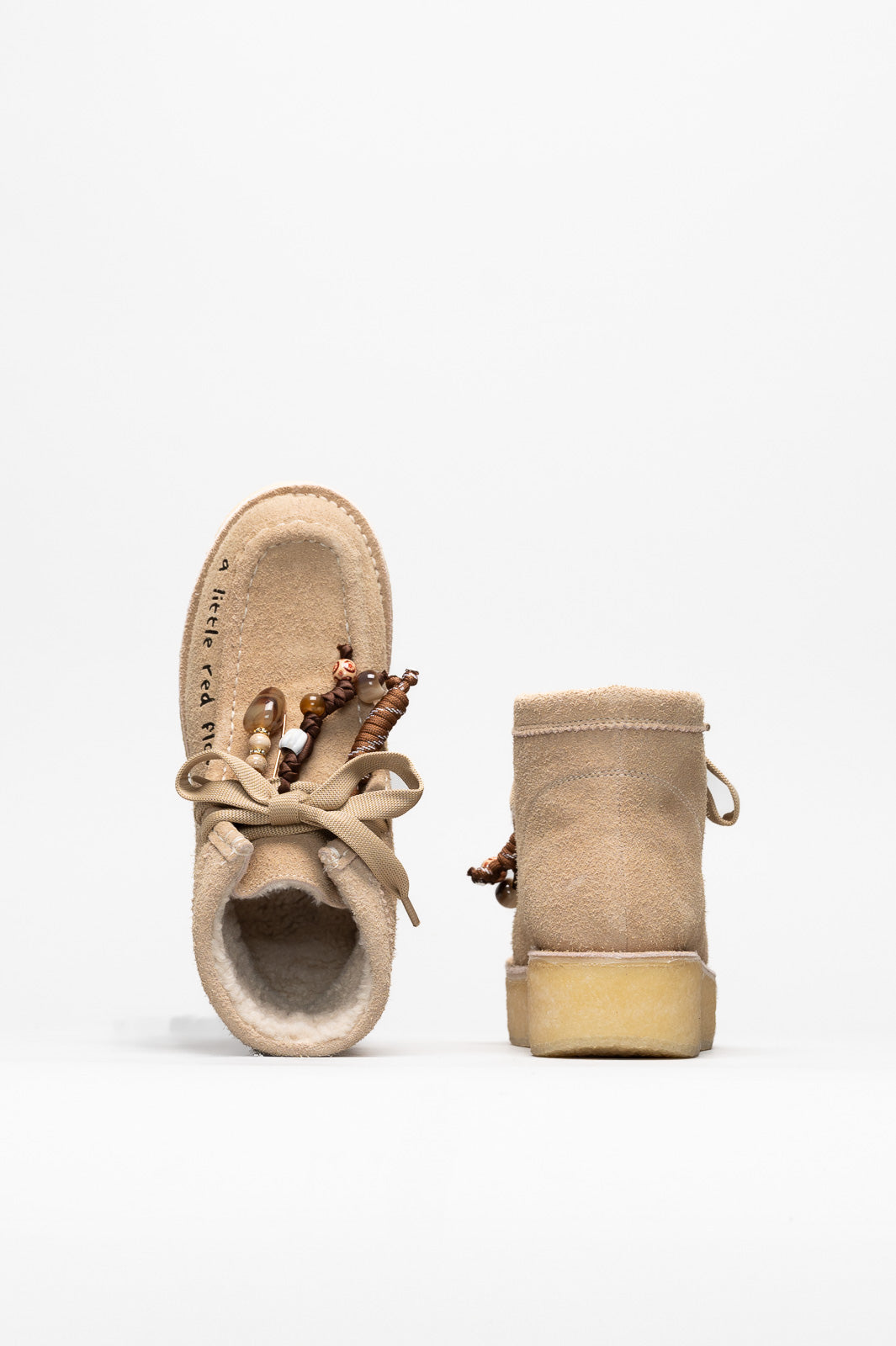 Folk-Boot Ikki | Oat Beige Vintage Suede