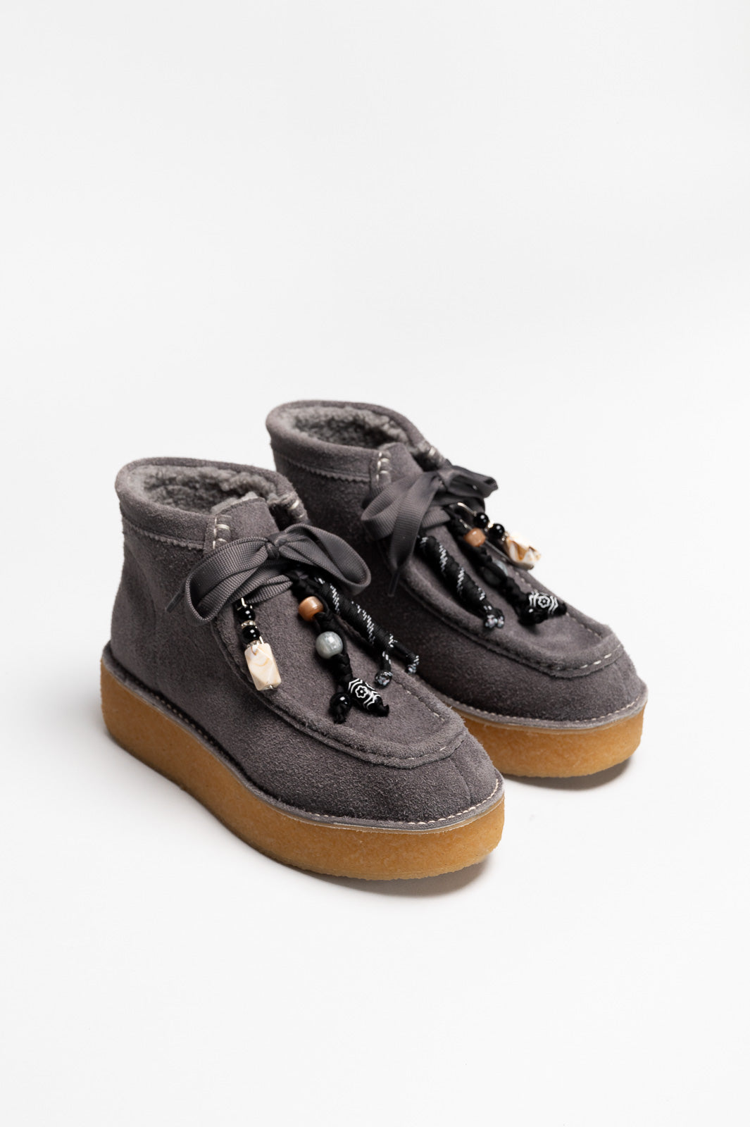 Folk-Boot Ikki | Iron Grey Vintage Suede