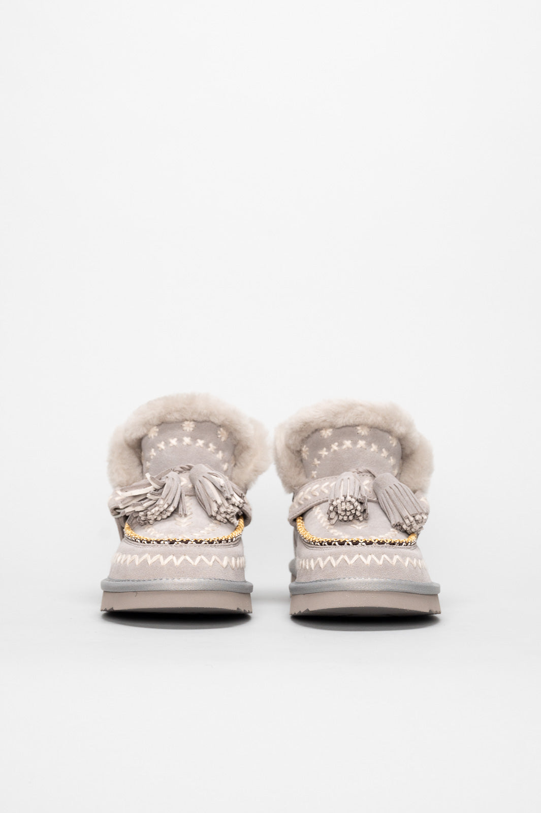 Shearling Inca Boot Kai | Pebble Grey Suede