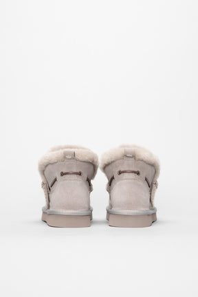 Shearling Inca Boot Kai | Pebble Grey Suede