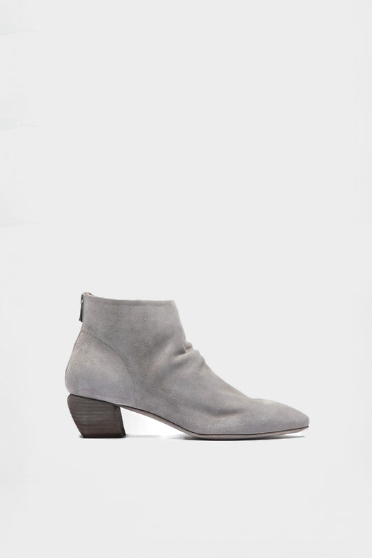 Ankle Boot Sally | Pebble Grey Calf Suede