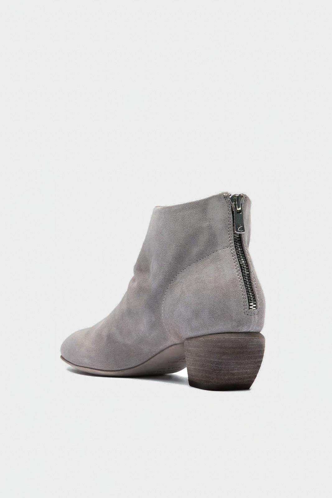 Ankle Boot Sally | Pebble Grey Calf Suede