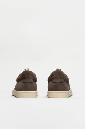Men's Low-Top Sneaker Karma | Taupe Suede