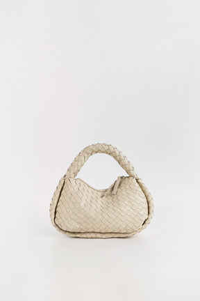 Braided Bolina Small | Buttery White Leather