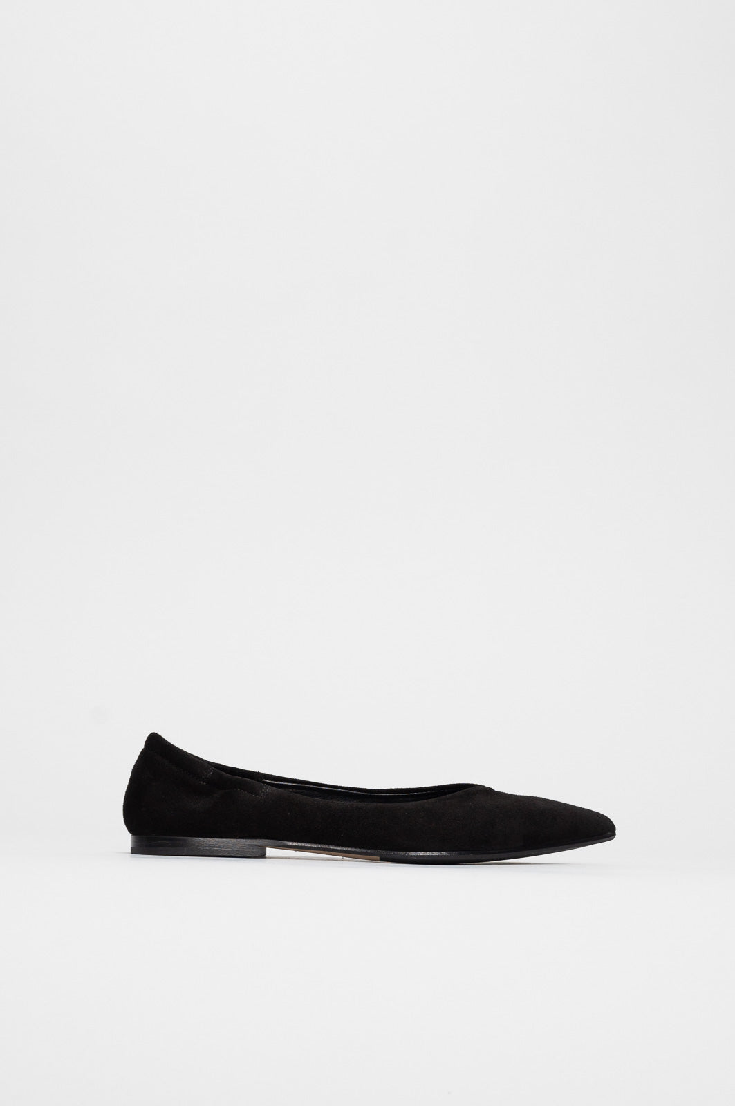 Ballet Flat Ingrid | Deep Black Suede