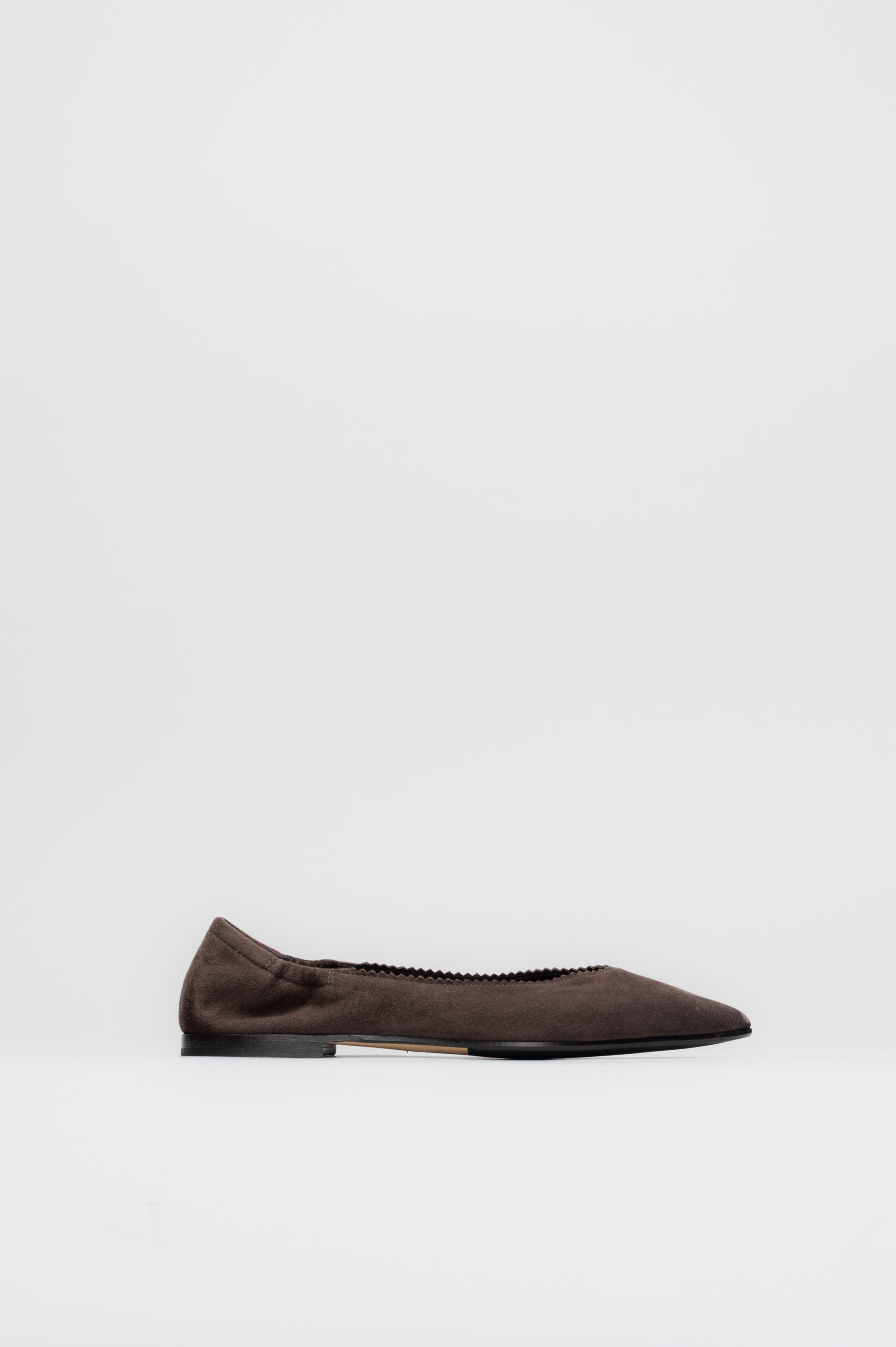 Ballet Flat Ingrid | Mud Brown Soft Suede