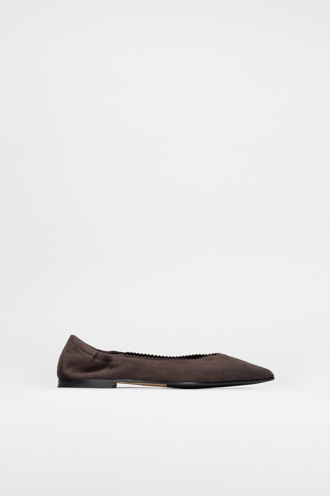 Ballet Flat Ingrid | Mud Brown Soft Suede