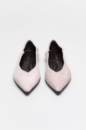 Ballet Flat Ingrid | Oat Beige Soft Suede
