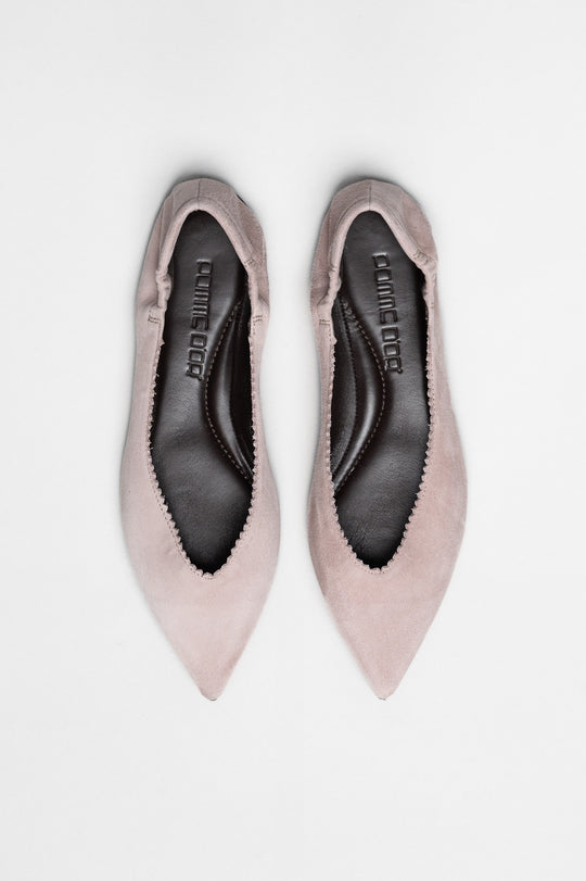 Ballet Flat Ingrid | Oat Beige Soft Suede