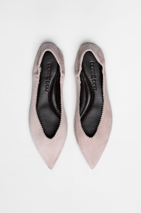 Ballet Flat Ingrid | Oat Beige Soft Suede
