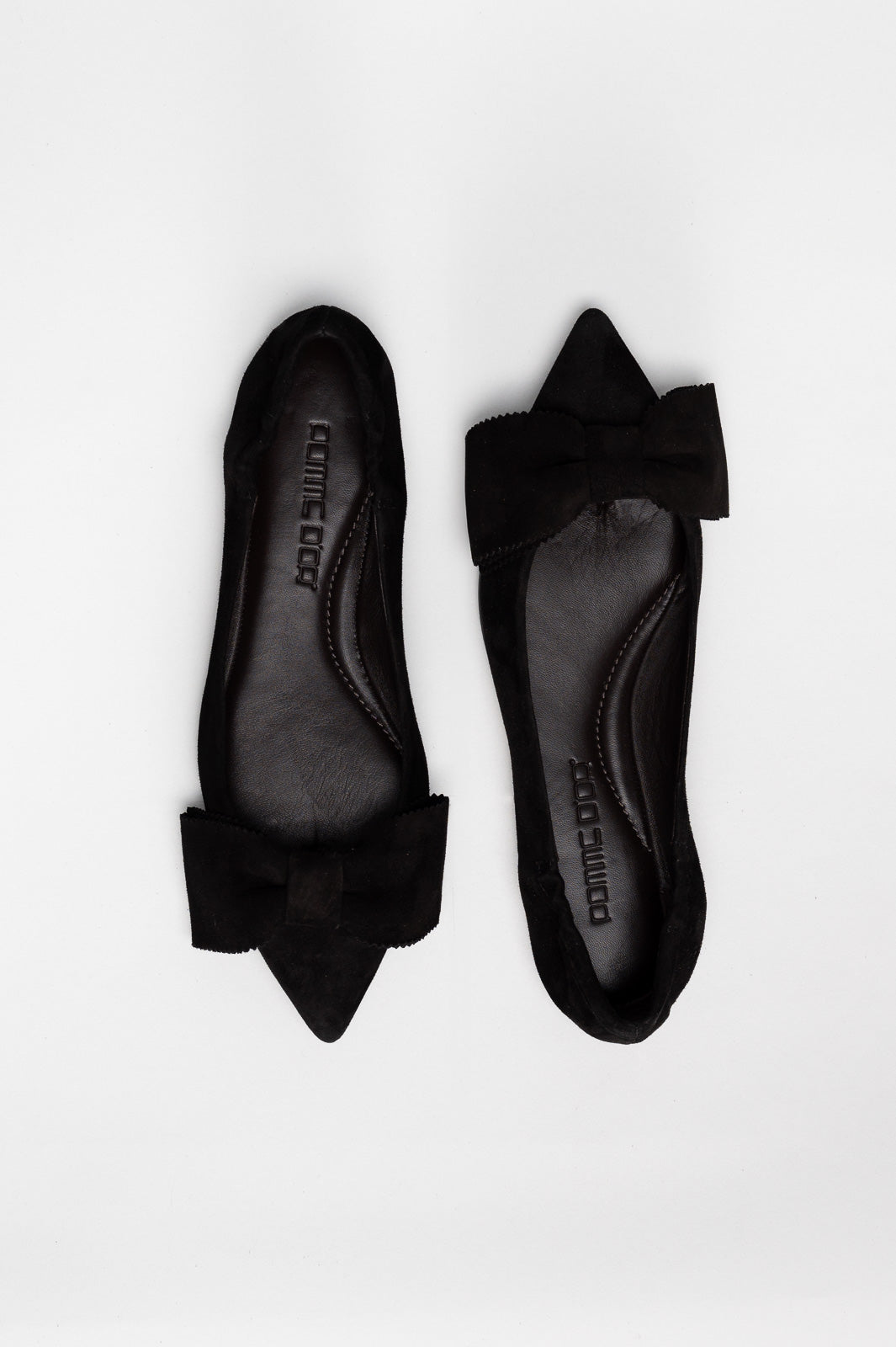 Ballet Flat Ingrid | Deep Black Soft Suede