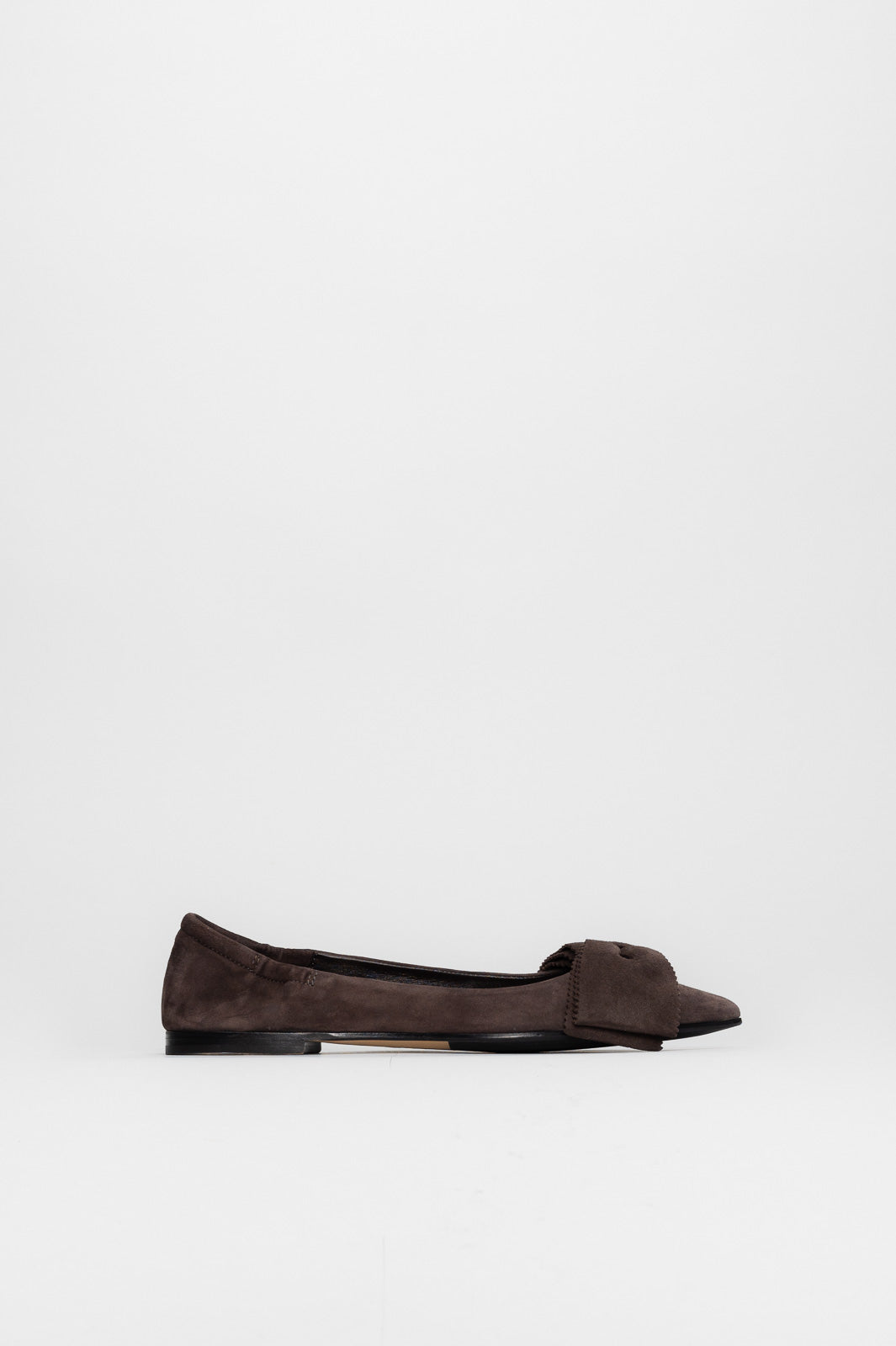Ballet Flat Ingrid | Coffee Brown Soft Suede