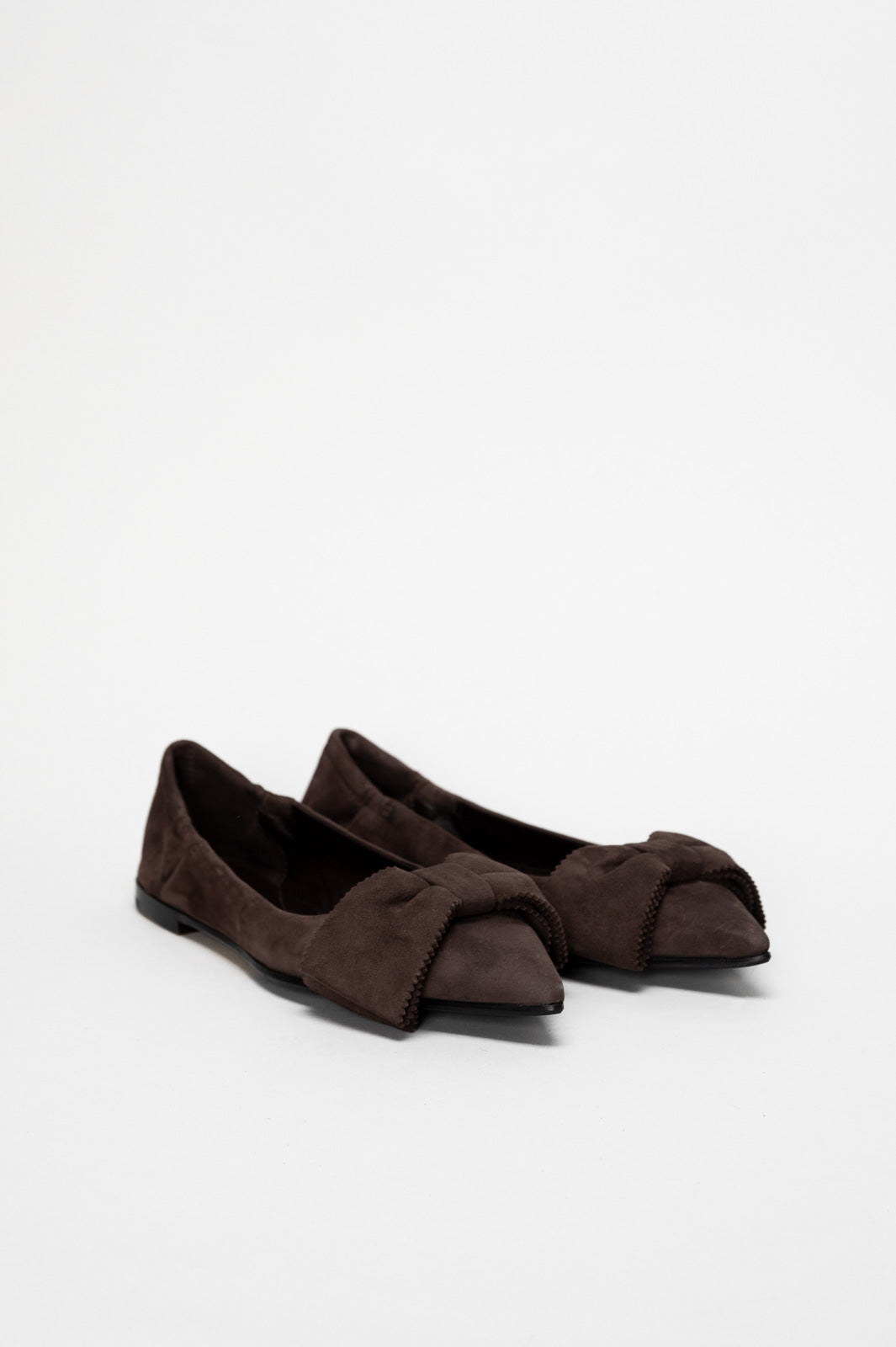 Ballet Flat Ingrid | Coffee Brown Soft Suede