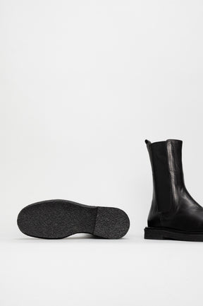 Chelsea Boot Carolee | Midnight Black Nappa Leather