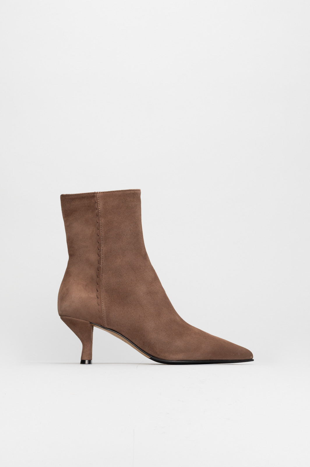 Zip Ankle Boot Henriette | Tobacco Brown Soft Suede