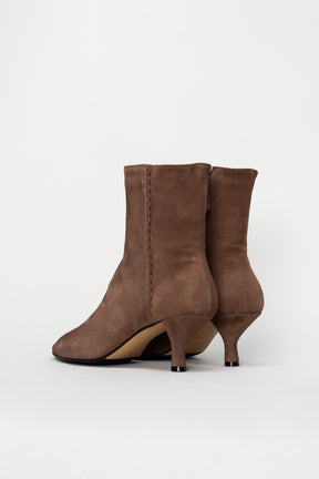 Zip Ankle Boot Henriette | Tobacco Brown Soft Suede