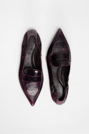 Soft Loafer Grace | Faded Cherry Red Patent Nappa Leather
