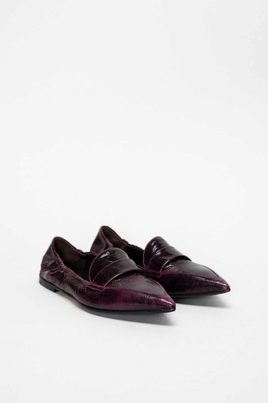 Soft Loafer Grace | Faded Cherry Red Patent Nappa Leather