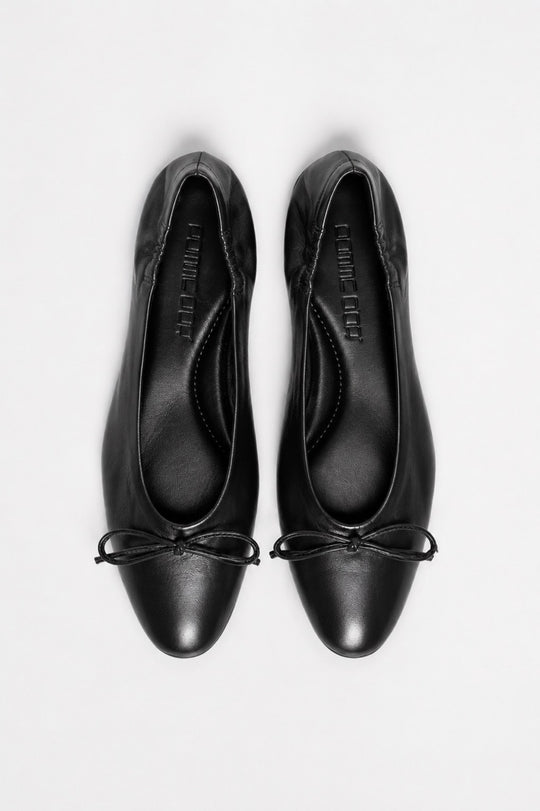 Ballet Flat Giorgia | Black Nappa Leather