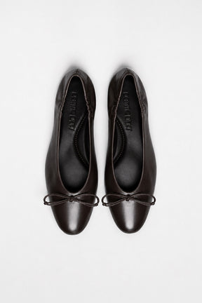 Ballet Flat Giorgia | Brown Nappa Leather