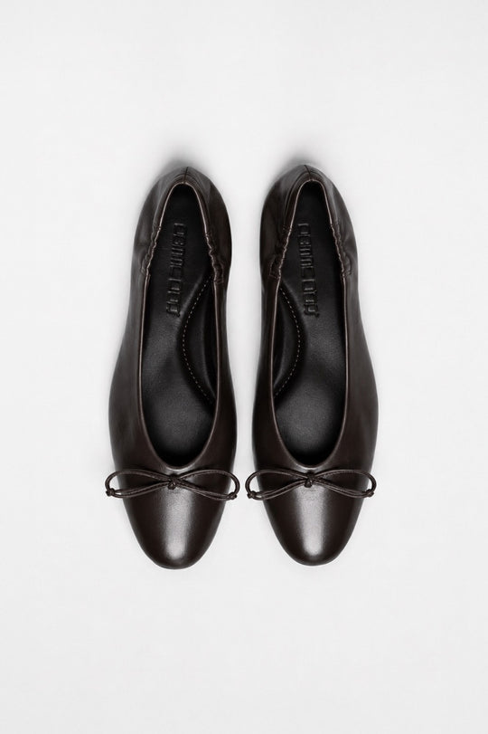 Ballet Flat Giorgia | Brown Nappa Leather