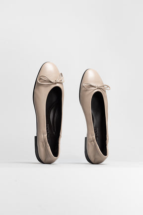 Ballet Flat Giorgia | Sand Beige Nappa Leather