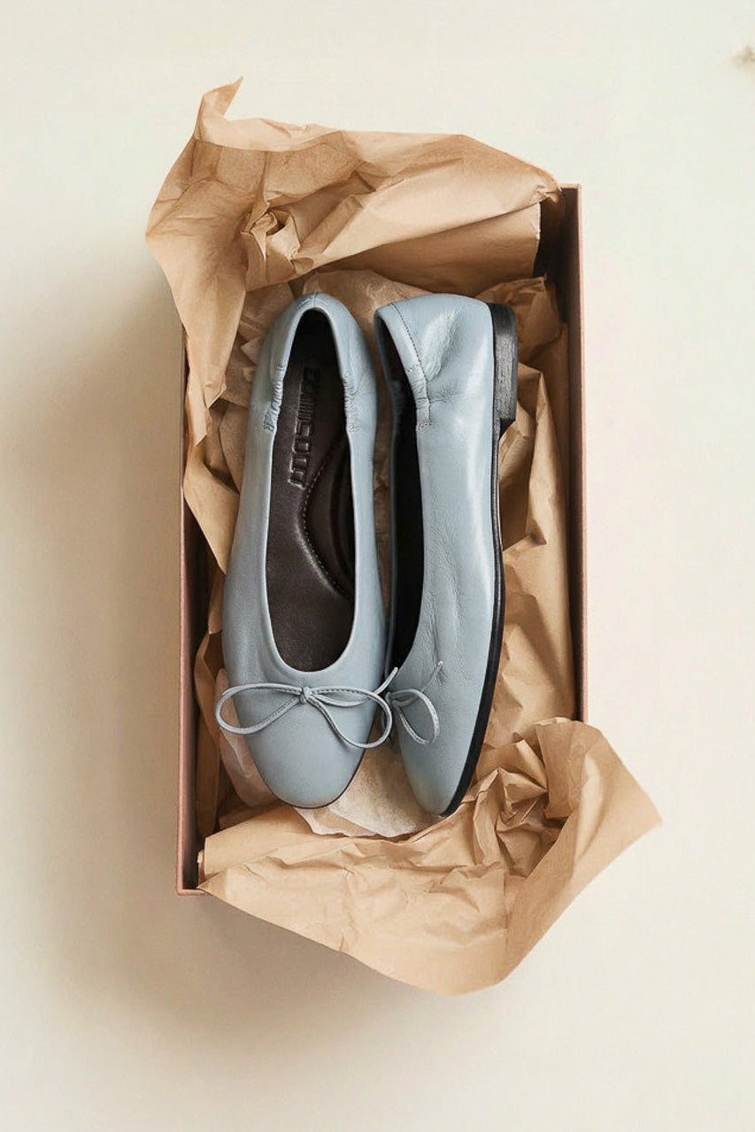 Ballet Flat Giorgia | Sky Blue Nappa Leather