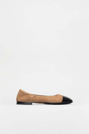 Ballet Flat Giorgia | Two Tone Suede & Nappa