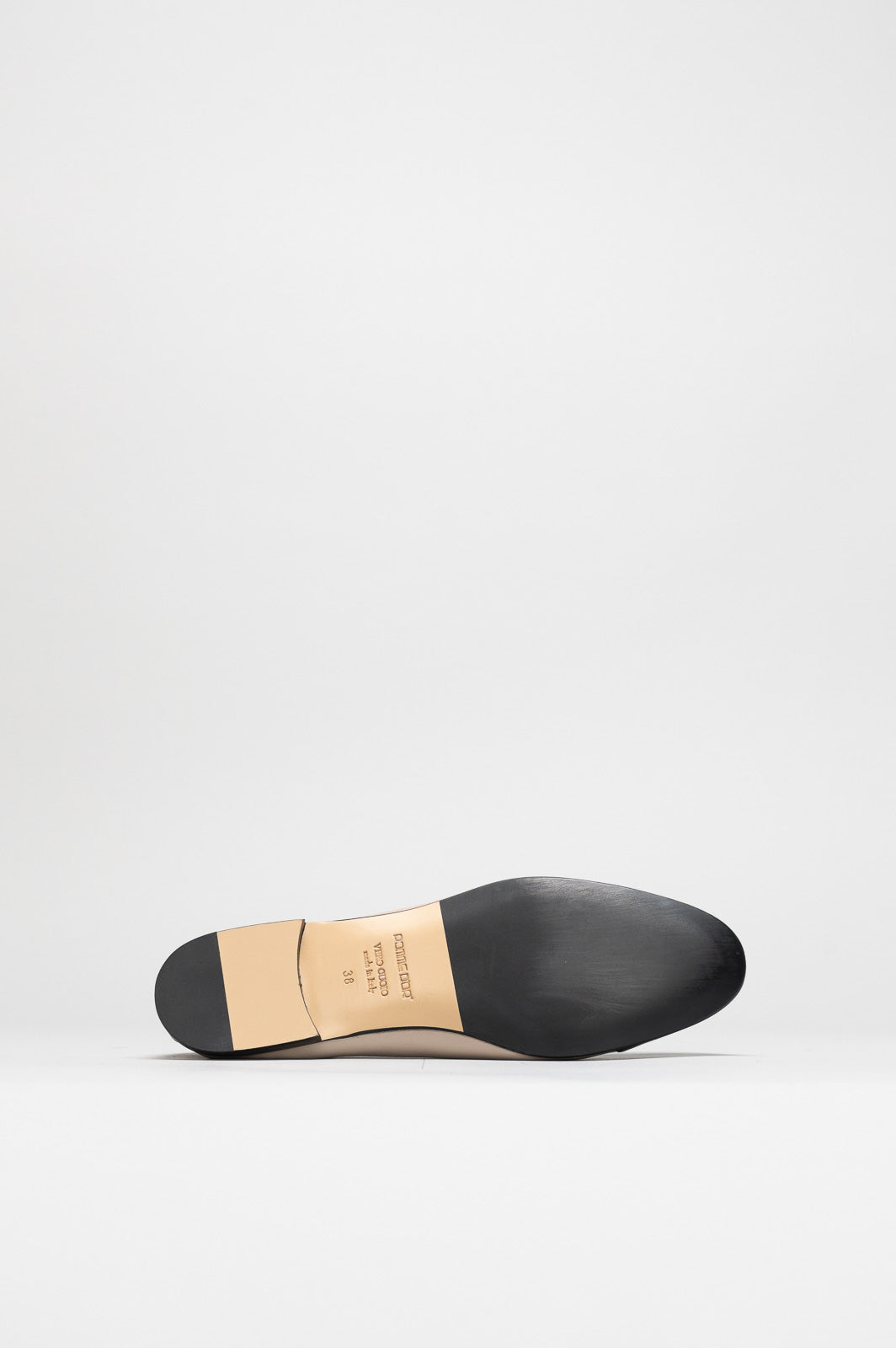 Ballet Flat Giorgia | Beige Black Nappa Leather